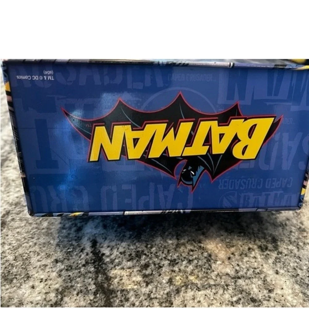 The Tin Box Company Batman Lunch Box Kids OS Blue Dark Knight Metal Tin 2004